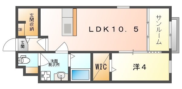 セレノブリッサの物件間取画像