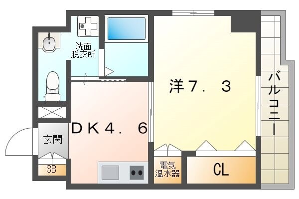 セイナ古川橋の物件間取画像