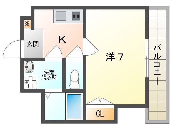 アムール山本の物件間取画像