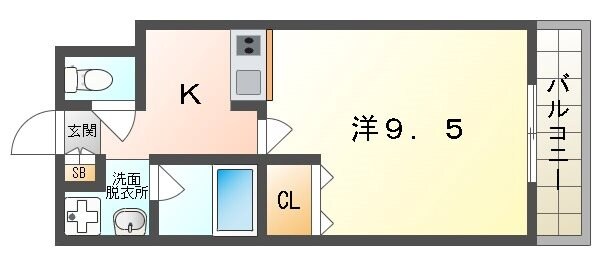 ペイサージュの物件間取画像