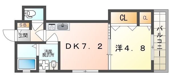 ラモーナ橋波西之町の物件間取画像