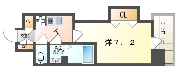 ラグゼナ門真の物件間取画像