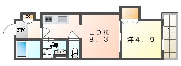 クレアール大久保の物件間取画像