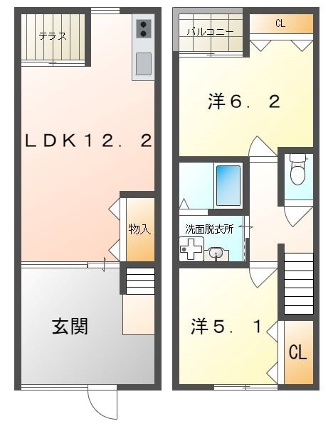 HGT-Base　Moriguchiの物件間取画像