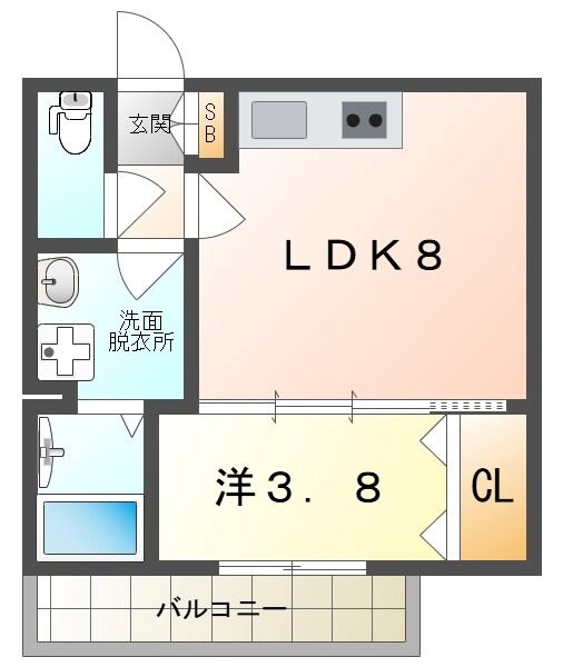 INOVE門真野里Northの物件間取画像