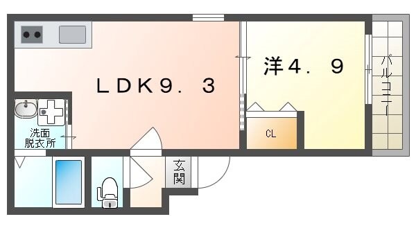 フジパレス向島町II番館の物件間取画像