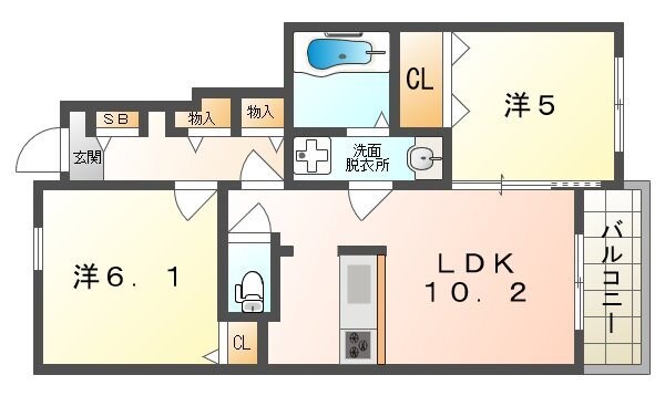 Cozy placeの物件間取画像