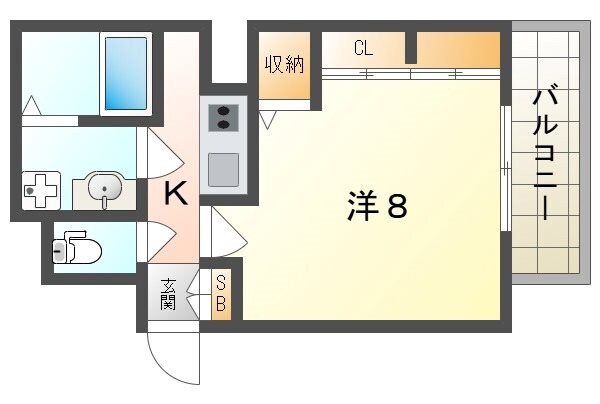 ADDRESS 211の物件間取画像