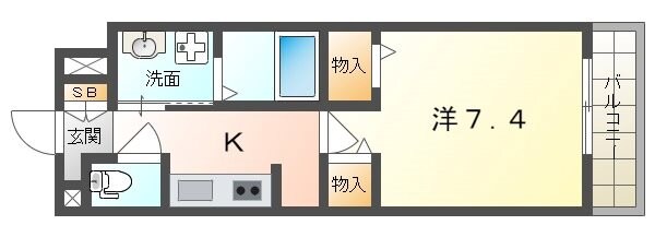 プリムローズの物件間取画像