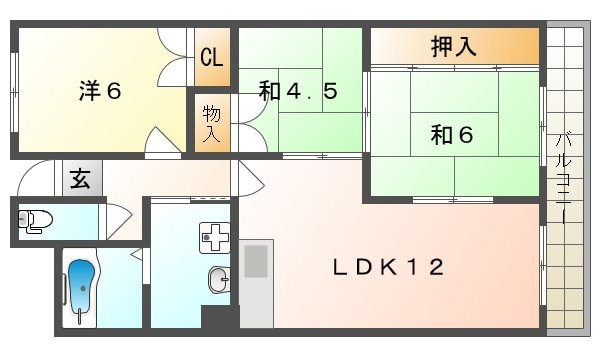 サカモトマンションの物件間取画像