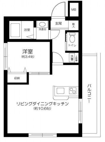 ヴィエント大森本町の物件間取画像