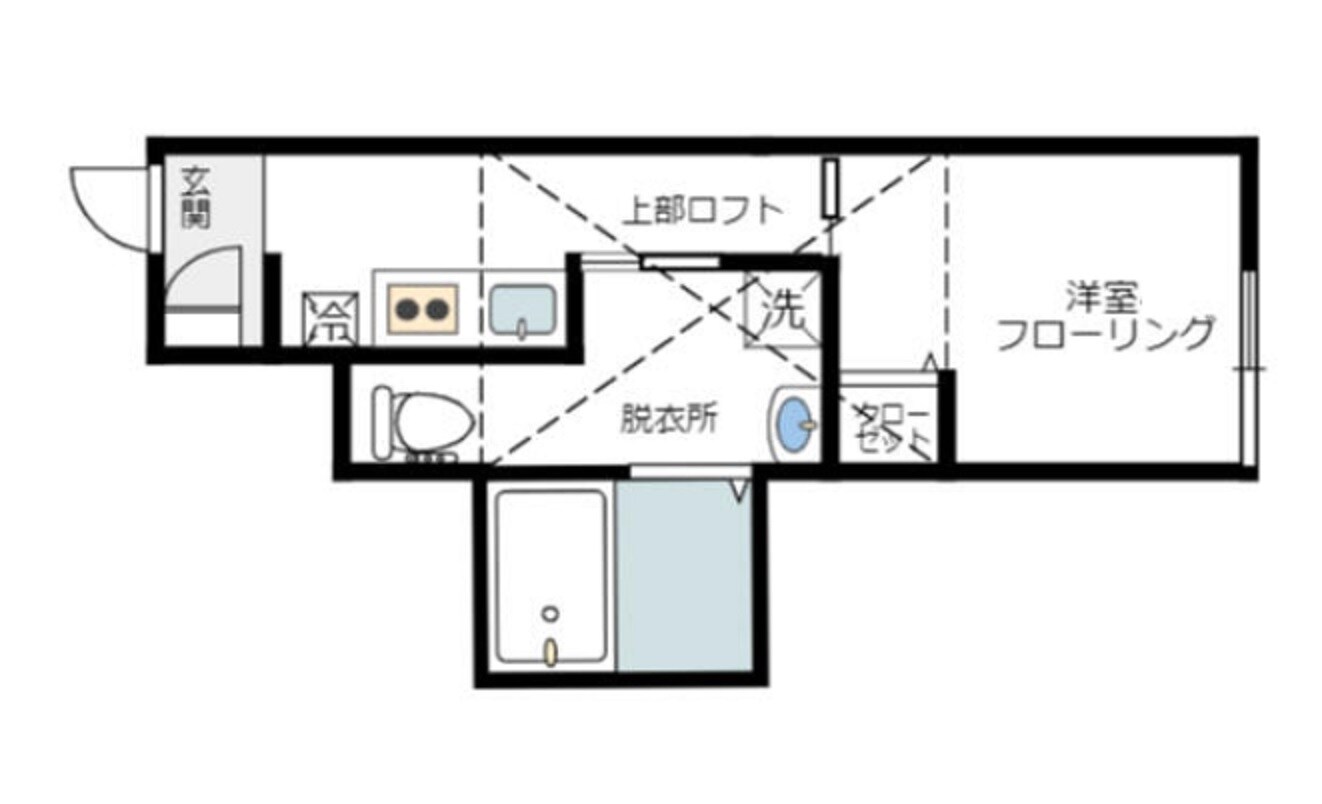 デュ　セレスト蒲田の物件間取画像