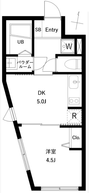 WHARF蒲田westの物件間取画像