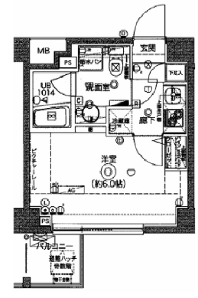 ブライズ東雪谷アジールコートの物件間取画像