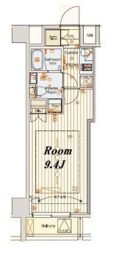 メイクスデザイン蒲田ウエストの物件間取画像