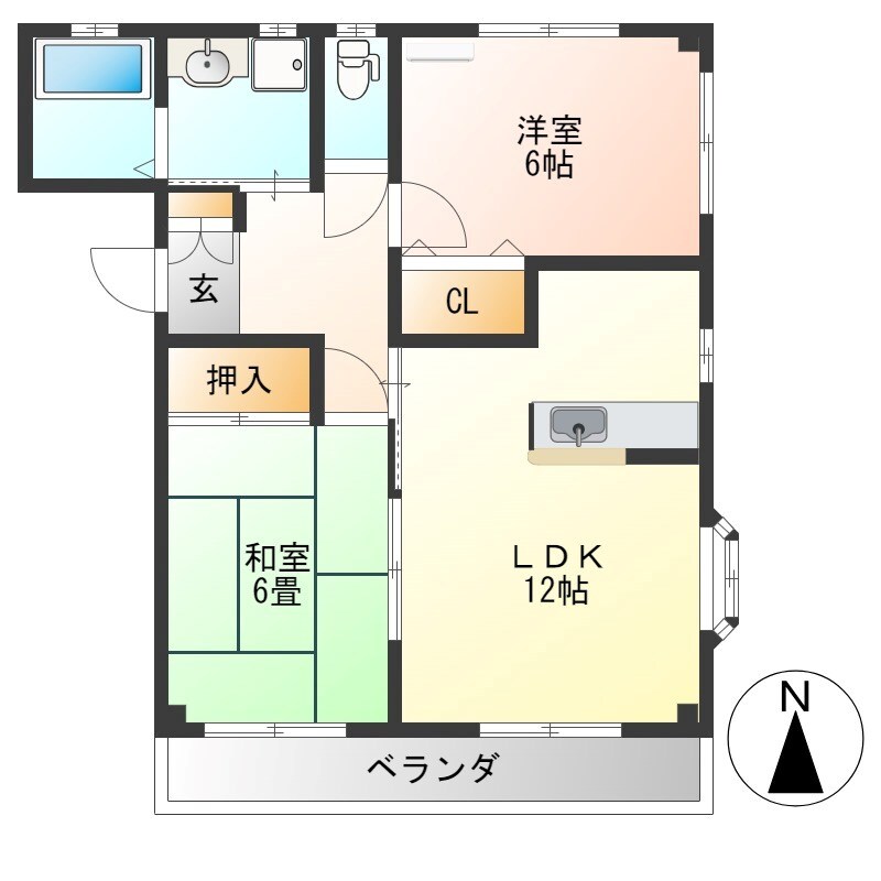 リーベカマイIの物件間取画像