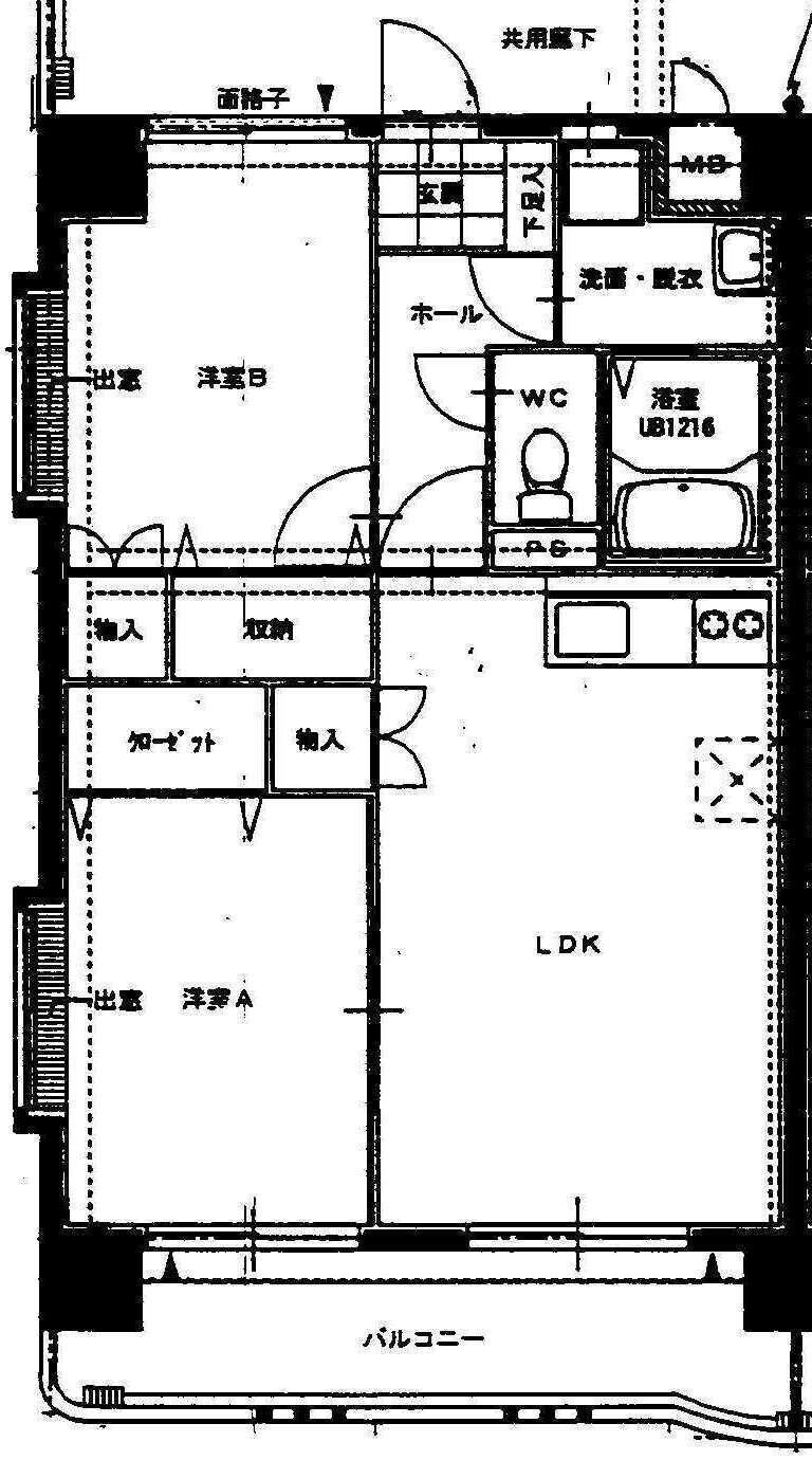 迫田ビル２の物件間取画像