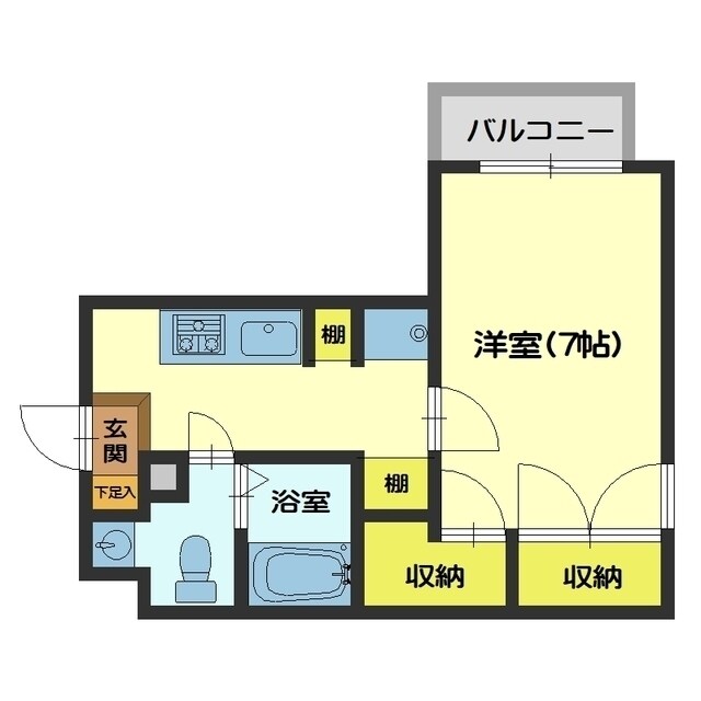 アーバンハイツ根塚の物件間取画像