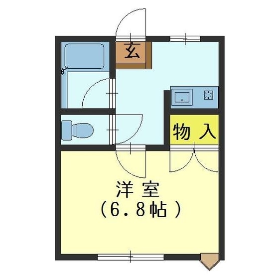 アパルトメント壱の物件間取画像