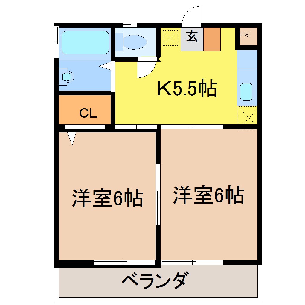 ドミ-ル静の物件間取画像