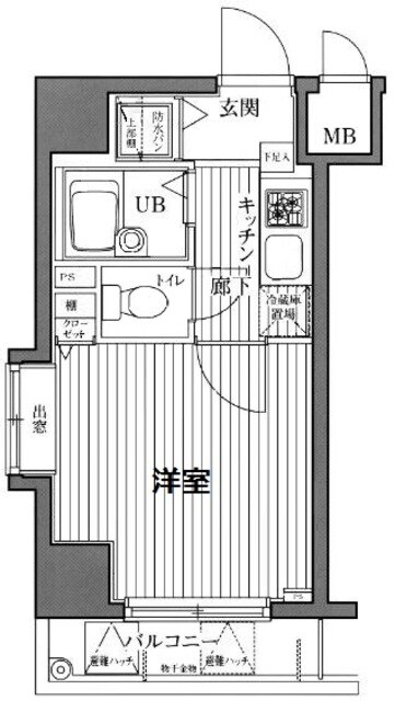 ガラ・ステージ芝公園駅前の物件間取画像