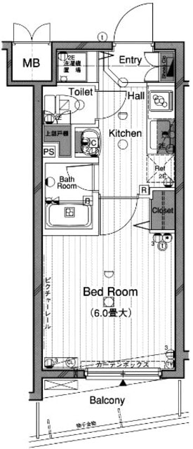 ガラ・シティ東日本橋の物件間取画像