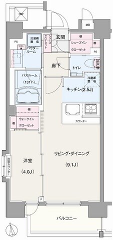 ガーラ・レジデンス浅草の物件間取画像