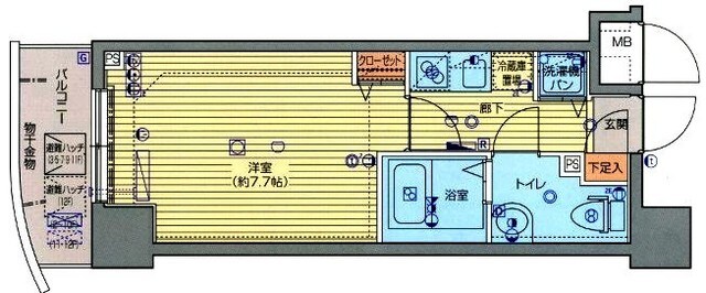 ガラ・ステージ目黒不動前の物件間取画像