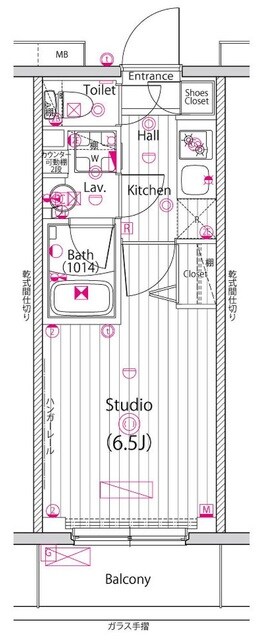 グランド・ガーラ横浜の物件間取画像