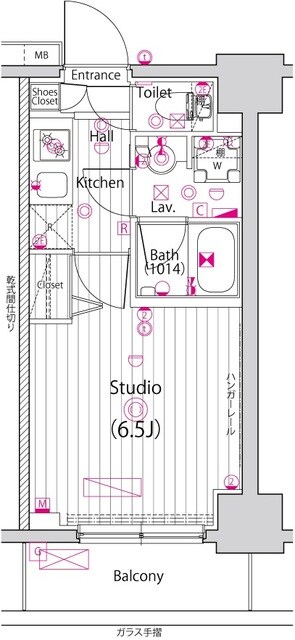 ガーラ・シティ横浜反町の物件間取画像