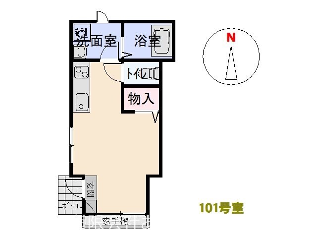 サニーサイドの物件間取画像