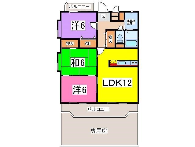 物件間取画像