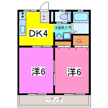 物件間取画像