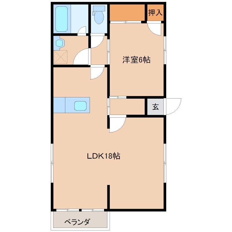 ファミール弓削の物件間取画像