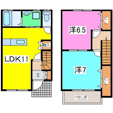 オリーブコートの物件間取画像