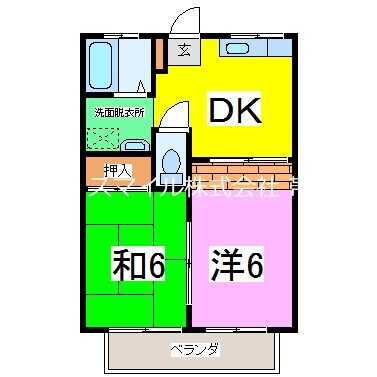 物件間取画像