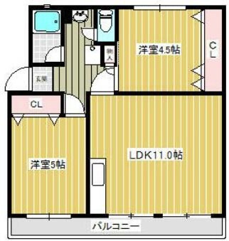 賢勝ビル尾ノ上IIの物件間取画像