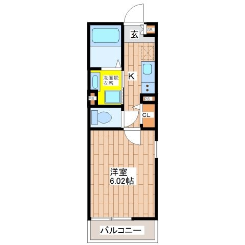 サンセリテ南巽の物件間取画像