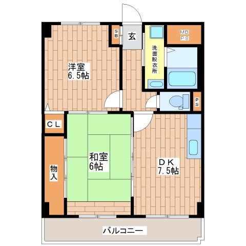 カーサファミールの物件間取画像