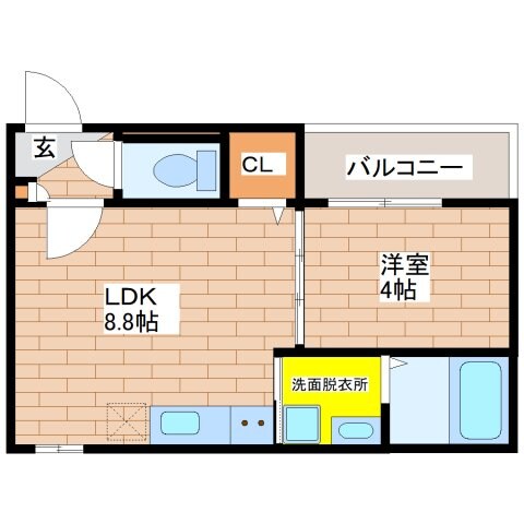 F asecia 巽北の物件間取画像