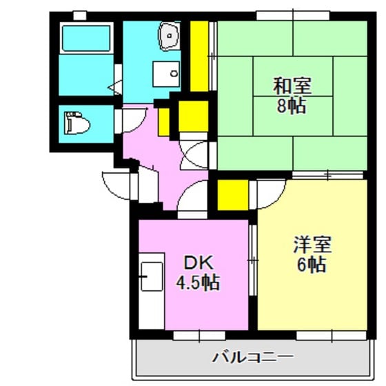 シャルマンハイムの物件間取画像