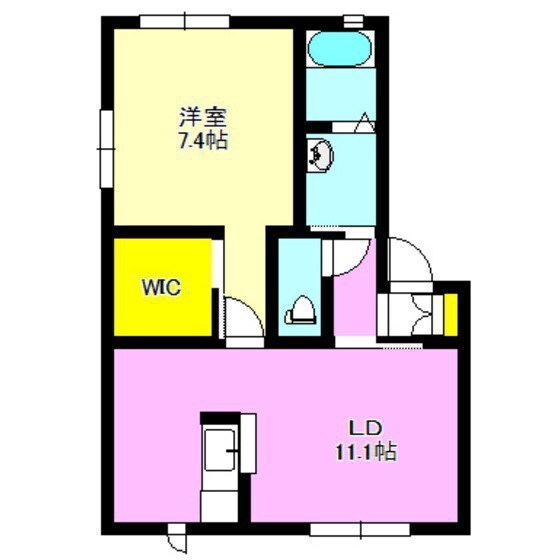 ヴィラ・ポレールＡＢＣの物件間取画像