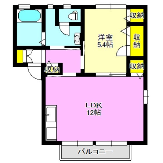 リヴェールノースの物件間取画像