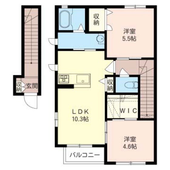 スクイムタウンＧの物件間取画像