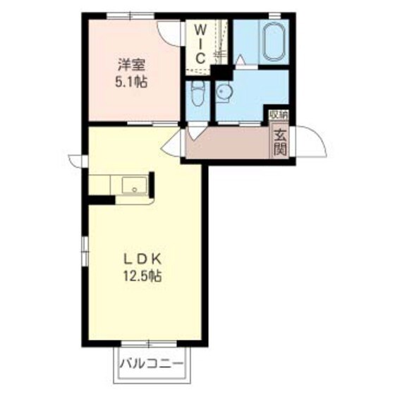 イーストフィールドの物件間取画像