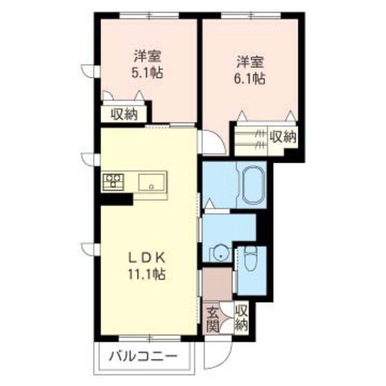 エトワル　Ａ・Ｂの物件間取画像