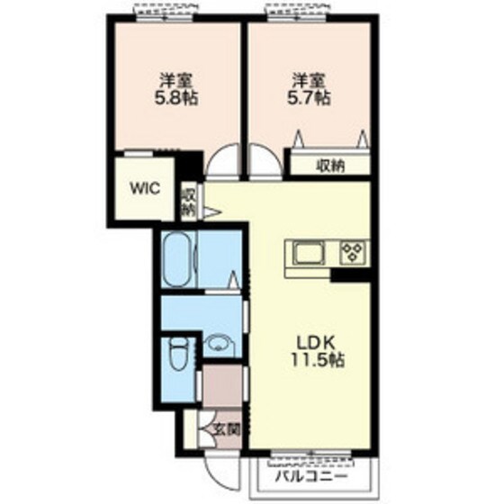 マルシェ　Ｃの物件間取画像
