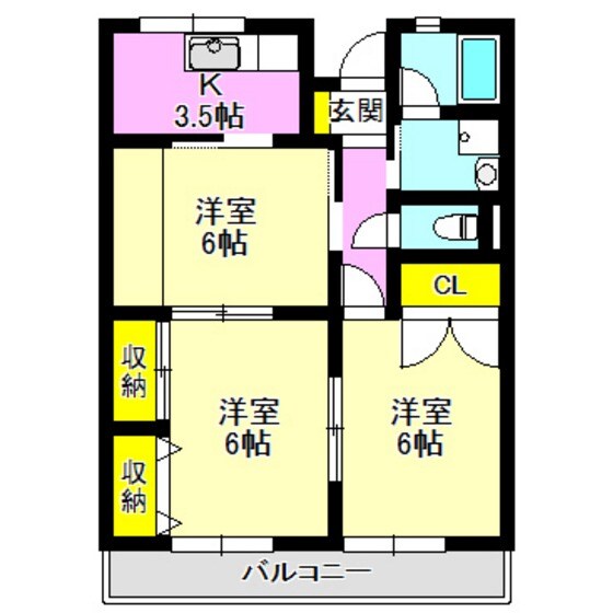 物件間取画像