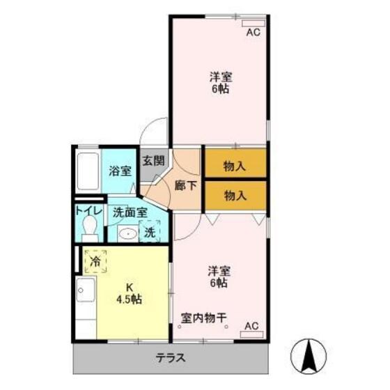 グラシアの物件間取画像