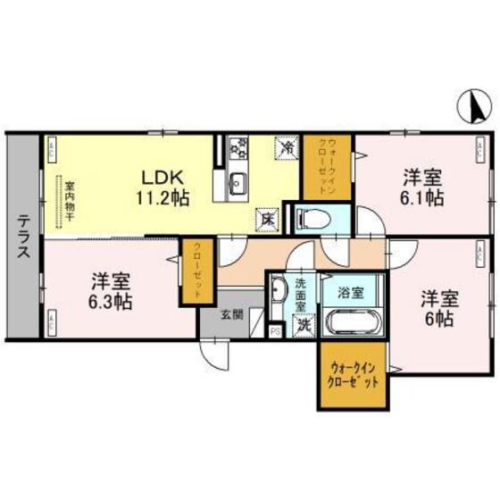 セラヴィ南町の物件間取画像